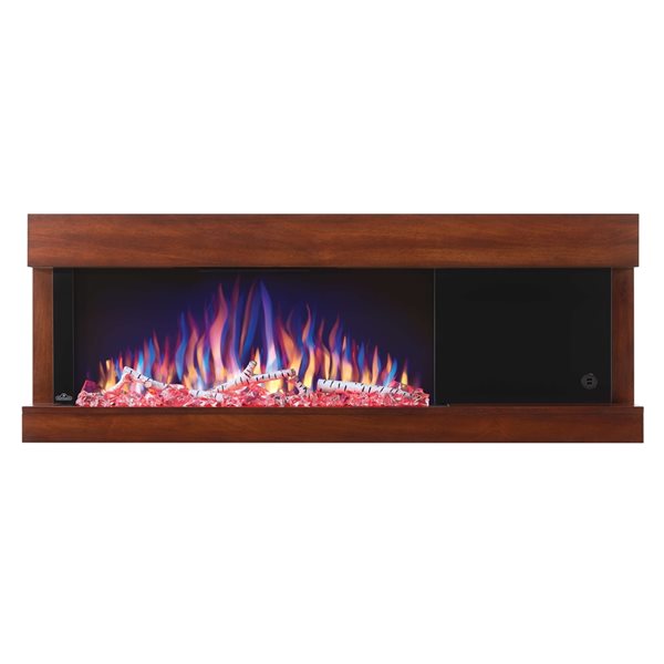 Napoleon Stylus Steinfeld 53.13-in W Brown Fan-Forced Electric Fireplace