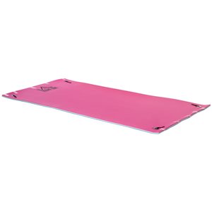 HomCom 6-Seat Pink/Blue Pool Mattress