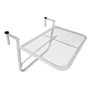 Outsunny 23.5-in W x 22.25-in L Rectangle Outdoor Balcony Table
