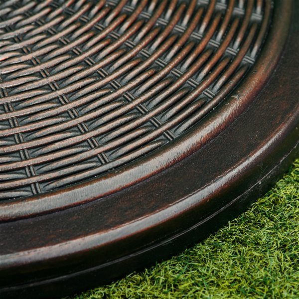 Outsunny 19-in Black Round Patio Umbrella Base