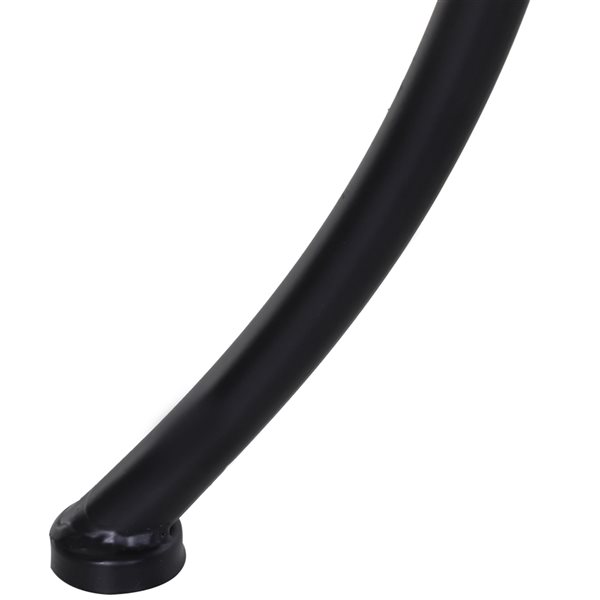 Outsunny 17.75-in W x 17.75-in L Square Outdoor Coffee Table