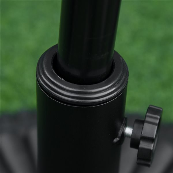 Outsunny 19.25-in Black Plastic/Cement Patio Umbrella Base