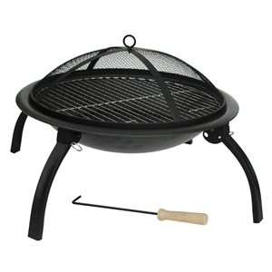 Paramount Portable Wood Burning Firepit with Cooking Grate