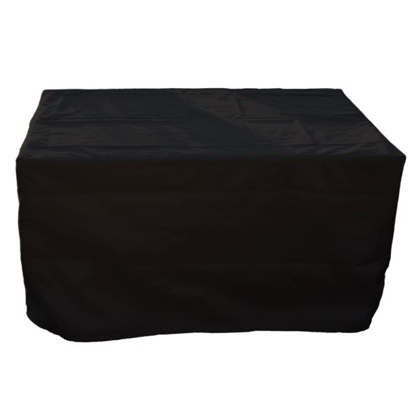 Housse en tissu noir rectangulaire pour foyer de 45,7 po x 30,7 po par Paramount