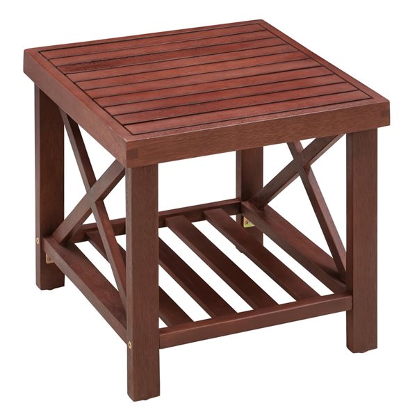 Ensemble de mobilier extérieur 3 pièces Colton de Patioflare en bois/osier