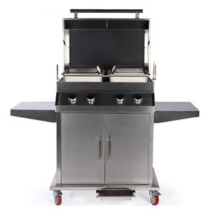 Father's Cooker Stainless Steel Triple-Function Combo Grill