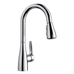 BLANCO Atura Chrome 1-Handle Deck Mount Residential Bar and Kitchen Faucet