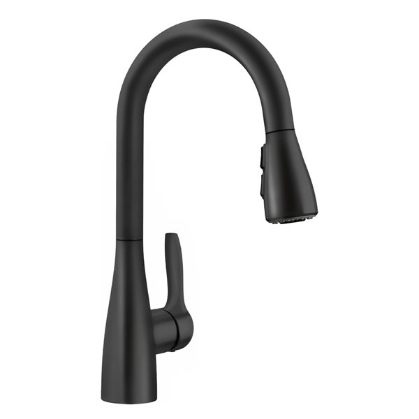 BLANCO Atura Matte Black 1-Handle Deck Mount Residential Bar and Kitchen Faucet