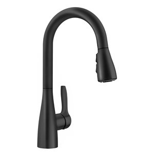 BLANCO Atura Matte Black 1-Handle Deck Mount Residential Bar and Kitchen Faucet