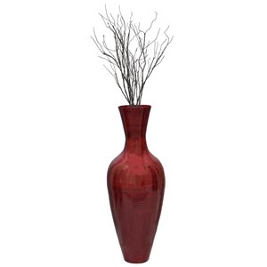 Uniquewise Modern Tall Bamboo Floor Vase
