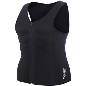 Aduro Sports Black Sweat Vest - Medium