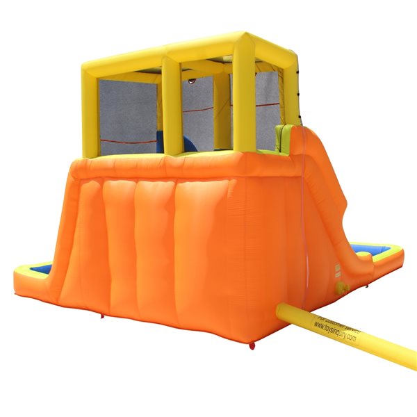 BANZAI Double Drench 180in x 137in Plastic Inflatable Water Splash