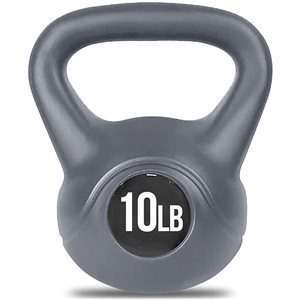 Aduro Sports Grey 10-lb Fixed-Weight Kettlebell