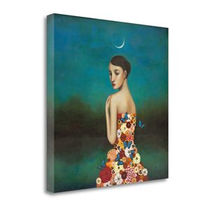 Tangletown Fine Art Frameless 20-in x 20-in "Reflective Nature" by Duy Huynh Canvas Print