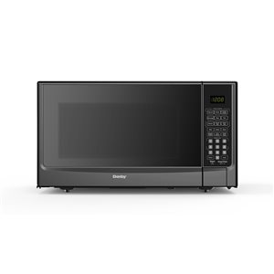 Danby Designer Black 1.4-cu ft 1000-Watt Countertop Microwave
