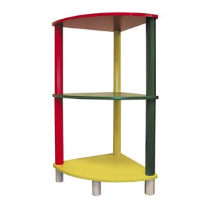 ORE International 13-in D x 18-in W x 28.5-in H 3-Tier Wood Decorative Shelving Unit