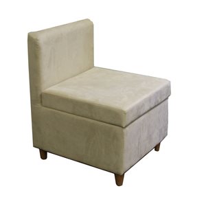 ORE International Modern Cream Polyurethane Accent Chair