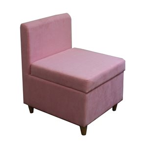 ORE International Modern Pink Polyurethane Accent Chair