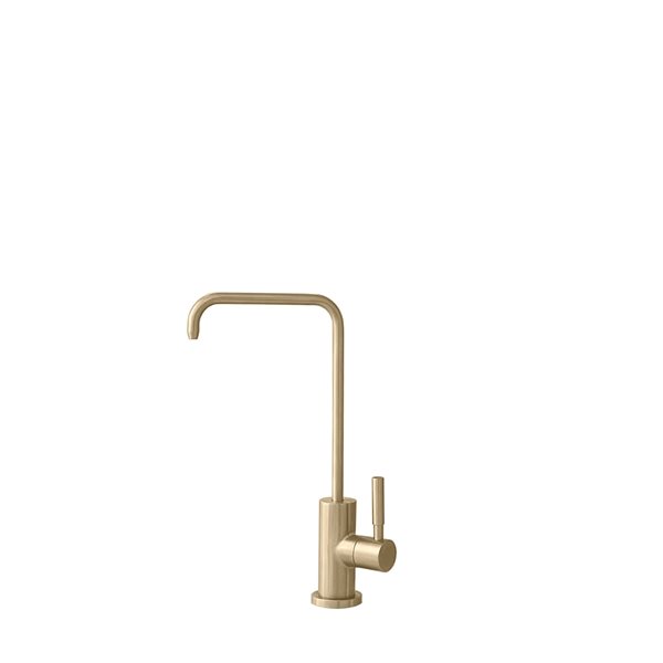 Image of Stylish | Brushed Gold 1-Handle Cold Water Stainless Steel Drinking Water Tap Faucet | Rona