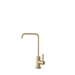 Stylish Brushed Gold 1-Handle Cold Water Stainless Steel Kitchen Faucet
