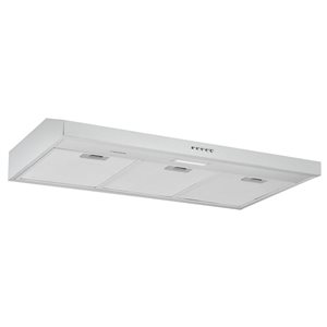 Ancona 36-in 110 CFM Convertible Under-Cabinet Range Hood in Stainless Steel