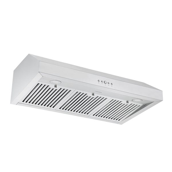 Ancona 36” 440 CFM Ducted Under Cabinet Range Hood in Stainless Steel