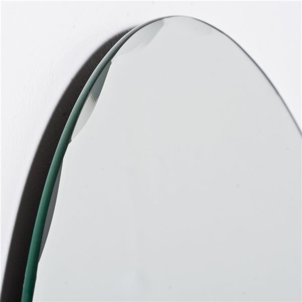 Décor Wonderland Rita 23.6-in Arch Frameless Bathroom Mirror