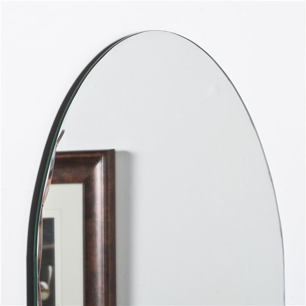 Décor Wonderland Rita 23.6-in Arch Frameless Bathroom Mirror