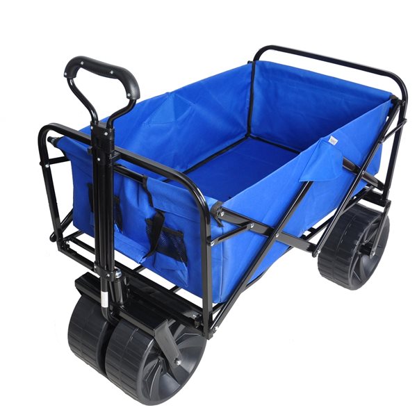 CASAINC Foldable Garden Wagon in Blue