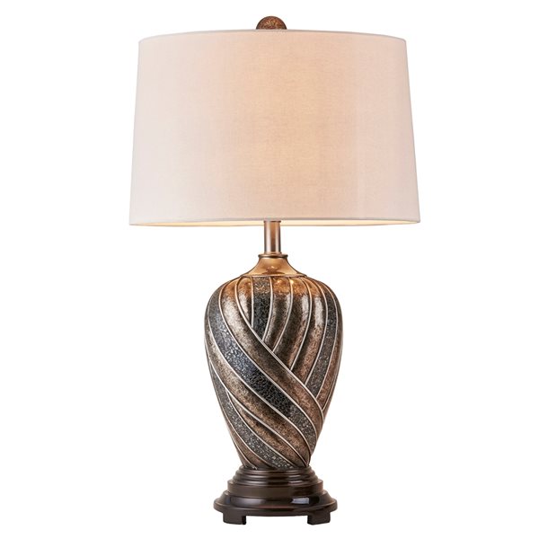 Ore International Lelei 29 75 In Bronze, Table Lamps That Use 3 Way Bulbs