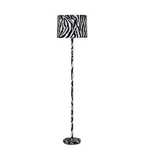 ORE International 59-in Zebra Print Standard Floor Lamp