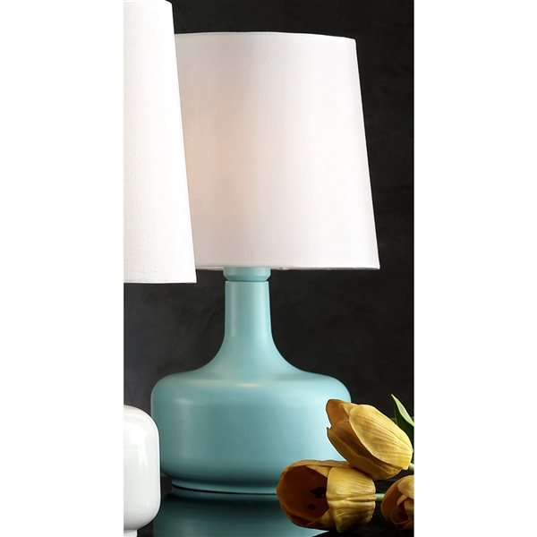 Teal deals touch lamp