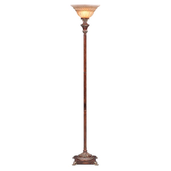 ORE International 69.25-in Brown Standard Floor Lamp