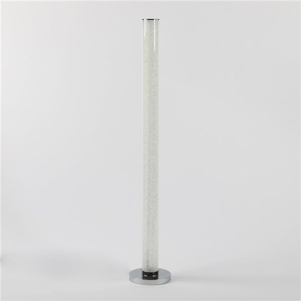 ORE International Illuminari 49-in White Standard LED Floor Lamp