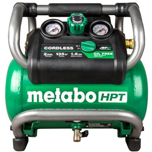 Metabo HPT Multivolt 7.5-L 36 V Single Stage Cordless Electric Air Compressor - Bare Tool