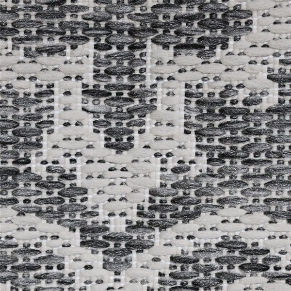 Multy Home Fresco 8-ft x 11-ft Grey and Cream Rectangular Indoor ...