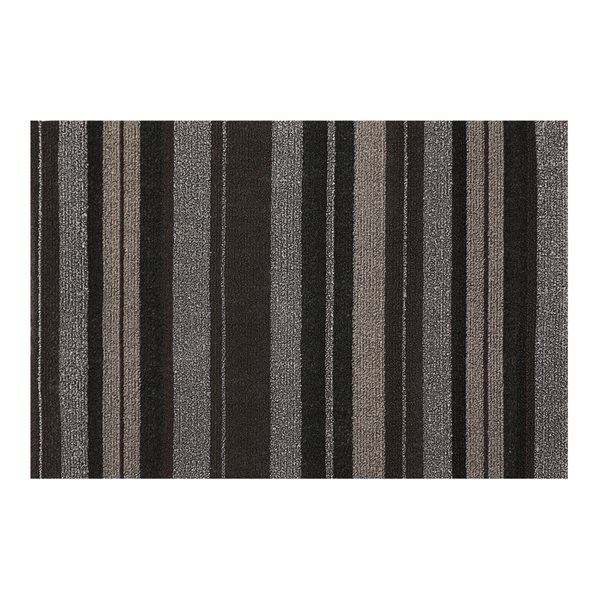 Multy Home Lexington 2-ft x 3-ft Graphite Grey Rectangular Indoor Door Mat