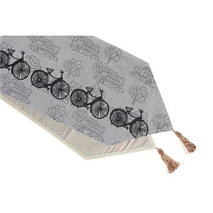 IH Casa Decor Indoor Bicycle Table Runner for 6-ft Rectangle Table