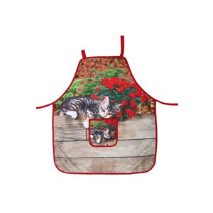 iH casadécor Lazy Cat Cotton Apron - Set of 2