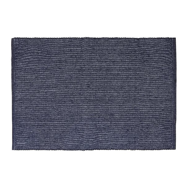 IH Casa Decor Navy Blue Cotton Ribbed Placemat - Set of 12 | RONA