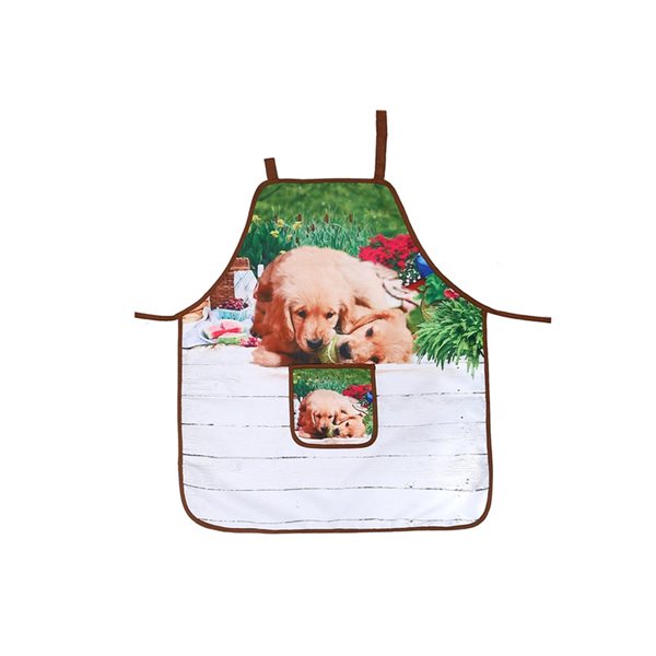 iH casadécor Dogs Chewing Ball Cotton Apron - Set of 2