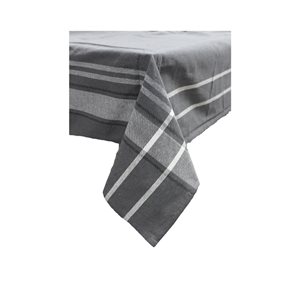 IH Casa Decor Indoor Charcoal Grey Tablecloth for 6-ft Rectangle Table