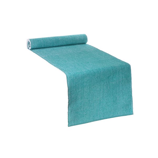 IH Casa Decor Indoor Teal Table Runner for 6-ft Rectangle Table - Set of 2