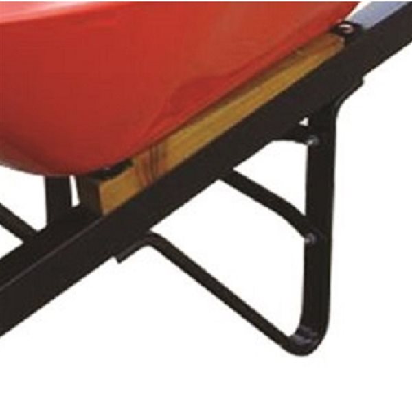 ProYard 6 cu.ft. Steel Tray Wheelbarrow with Steel Handle