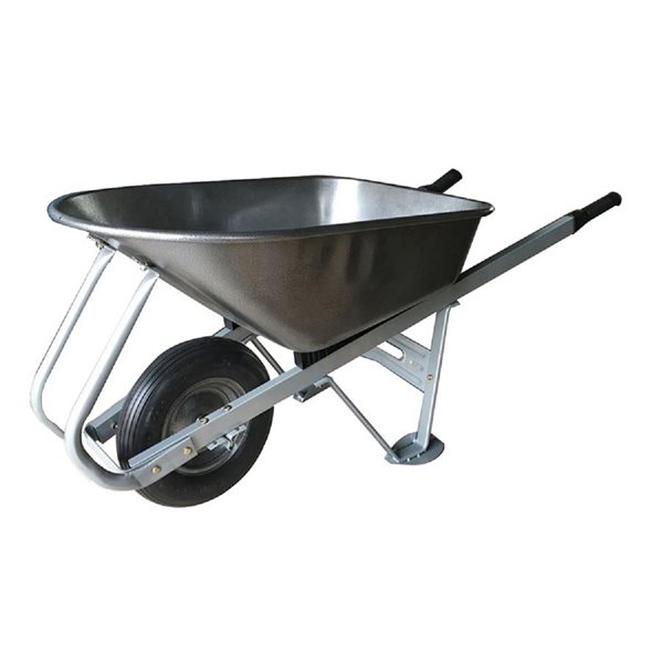 ProYard EZ Roll & Dump 6 cu.ft. Steel Tray Wheelbarrow with Steel Handle