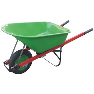 ProYard 5 cu.ft. Steel Tray Home Wheelbarrow with Steel Handle