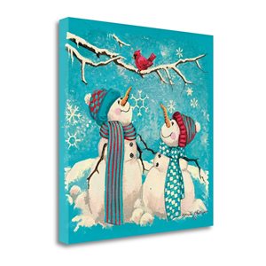 Impression sur toile «Bird Watching» par Anita Phillips de Tangletown Fine Art, 20 po x 20 po