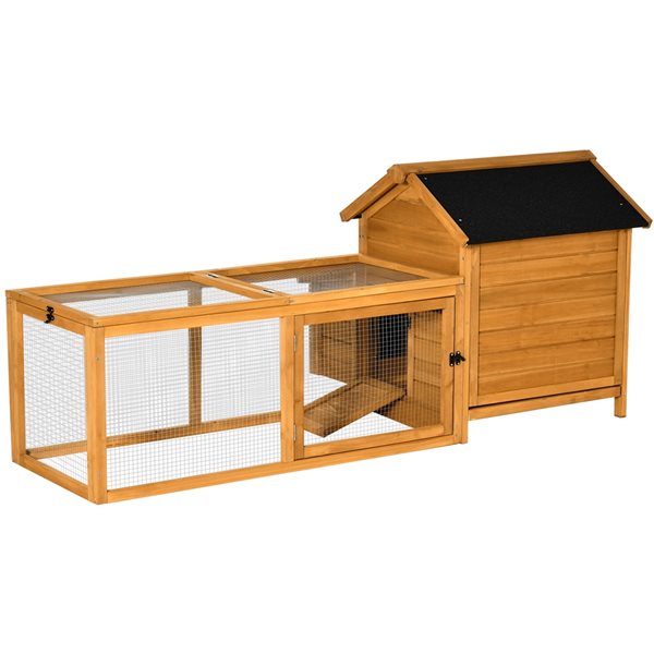 PawHut 2-Tier Outdoor Chicken Coop