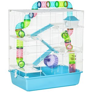 PawHut 23-in Light Blue Large Hamster Cage
