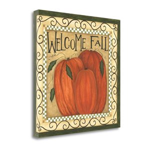 Tangletown Fine Art "Welcome Fall" by Cindy Shamp Frameless 20-in H x 20-in W Canvas Print